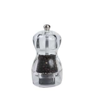  Kiss Pepper Mill In Clear Acrylic   Small 4.5 Kitchen 