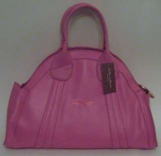 La Gioe di Toscana Leather Dome Handbag Pink BNWT  