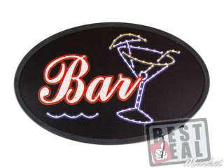 13×21×1 LED NEON BRIGHT MOTION BAR OPEN SIGN  