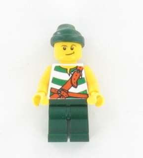 NEW Lego Pirate Minifig Green Stripe Shirt & Hat  