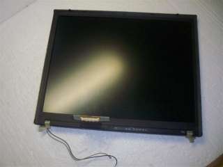IBM Lenovo T60 14.1 Complete Top LCD Inverter & Hinges Screen TESTED 