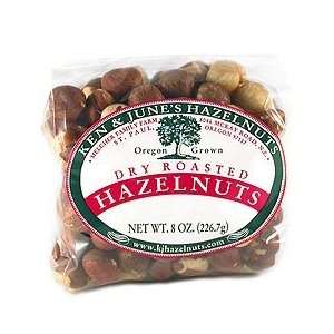 Dry Roasted Oregon Hazelnuts 8oz.  Grocery & Gourmet Food