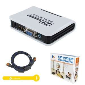 LinkStyle HDMI to VGA and Audio Converter Adapter for 