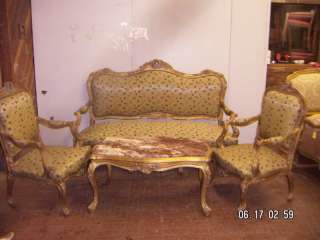 Elegant LuLia louis xv Living room furniture Sofa set  