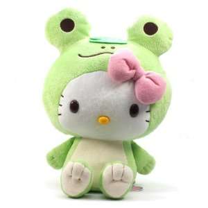    Eikoh Hello Kitty Colorful Frog Big Plush   13 Green Toys & Games
