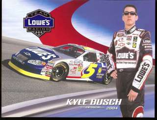 2004 Kyle Busch #5 NASCAR Postcard  