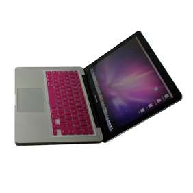   wholesale Pink Silicone Keyboard Skin Cover for Macbook pro 13 15