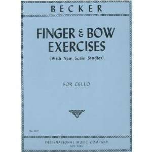  Becker Finger & Bow Exercises Musical Instruments