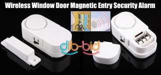 Wireless Sensor Window Door Entry Burglar Alarm Bell  