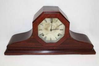 Antique GILBERT Mahogany Mantel Clock  