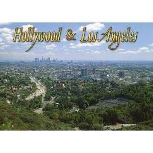  T 036 HOLLYWOOD AND LOS ANGELES POSTCARD ANOTHER FANTASTIC 