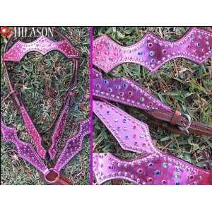   Horse Headstall Breast Collar Rhinestone 216