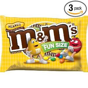 Fun Size Peanut Chocolate Candy, 18.80 Ounce (Pack of 3)  