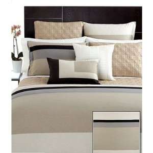  Hotel Collection Bedding, Panel Stripe Full Queen Duvet 