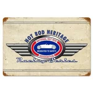  Hot Rod Heritage Vintaged Metal Sign