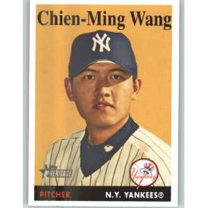2007 Topps Heritage #455 Chien Ming Wang SP   New York Yankees (Short 