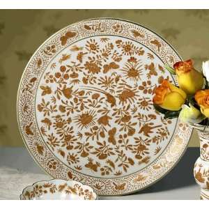  Mottahedeh Sacred Bird & Butterfly Cake Plate