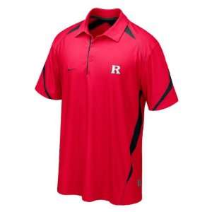   Nike Red Coachs Sideline Play Action Pass Polo