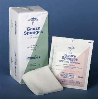 Medline 2x2 Non Sterile Gauze Pads Sponges 5000   8 ply  