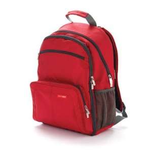 Skip Hop Via Backpack Diaper Bag   Red