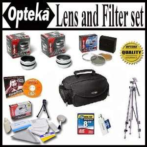  Opteka Ultimate 25PC Accessory Package For Canon VIXIA HV20 