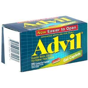  Advil Ibuprofen, 200 mg, Coated Gel Caplets 225 coated gel 