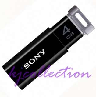 SONY 4GB 4G USB Flash Drive Micro Vault CLICK BLACK  
