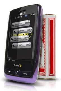  LG Rumor Touch Phone, Purple (Sprint) Cell Phones 