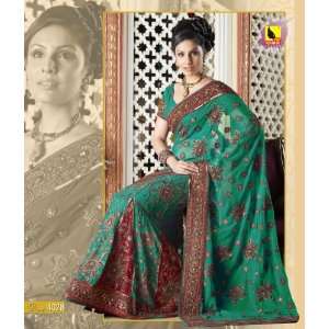  Bollywood Stylish Designer Wedding Partywear Saree / Sari 