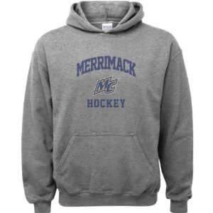  Merrimack Warriors Sport Grey Youth Varsity Washed Hockey 