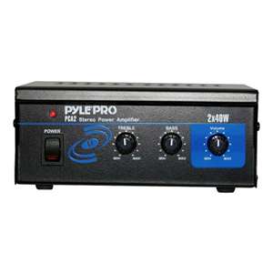 Pyle Audio   PCA2 80 Watt Stereo Mini Power Amplifier 0068888893404 