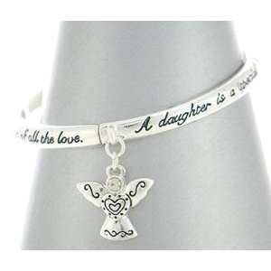  Beautiful Inspirational Daughters Blessing Angel Charm 