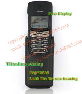 NOKIA 8910i Mobile Cell Phone Unlocked Refurbished Titanium Casing 