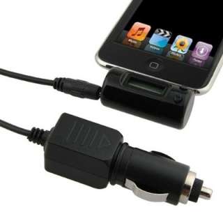 FM Transmitter With Car Charger Remote for iPhone 4 3GS 3G 2G iPod 
