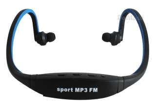 Sports  player with FM radio wireless Headset Headphone Handsfree 