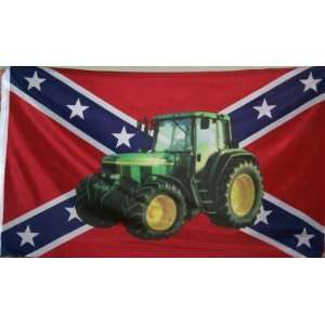   John Deere Tractor       3x5 Confederate flag Patio, Lawn & Garden