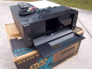 Sony DVP CX850D 200 Disc CD/DVD Changer with manual, remote, cables 
