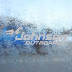  Johnson Outboard Gray Decal BOAT CRUISER Window Gray 