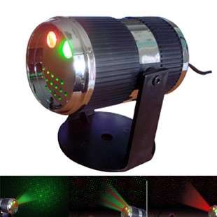 50mW Red+Green Voice control Mini Stage Laser Lights  