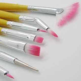 7PCS Nail Art Tips Polish Brush Pen Painting Dotting Manicure Set 