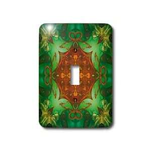  Houk Digital Abstraction Art   Fancy Kaleidoscopes   Green 