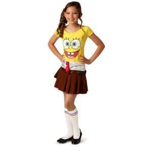  Kids Girls SpongeBob Squarepants Costume   Size Small 