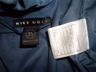 Nike Golf Zip up Polyester Athletic Jacket Mens XL Blue  
