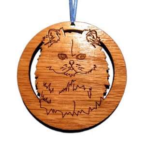  Cat Laser Etched Ornaments Set of 6 by CAMIC Designs Made 