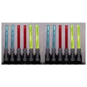  2 Lightsaber 6 Packs Star Wars (12 sabers in all, 3 