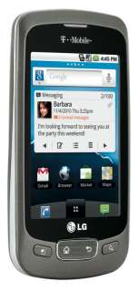 Wireless LG Optimus T Android Phone, Titanium (T Mobile)