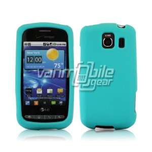 Greenish Blue Premium Soft Gel Silicone Rubber Skin Case Cover for LG 