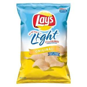  Lays Light Original Potato Chips, 6.5 Oz Bags (Pack of 12 