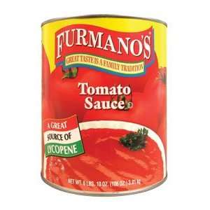 Furmanos Tomato Sauce 6   #10 Cans / CS Grocery & Gourmet Food