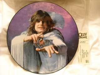 Ozzy Osbourne Mr. Crowley Promotional 12 picture disc Mr. Crowley 